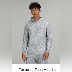 Mens lululemon textured tech hoodie